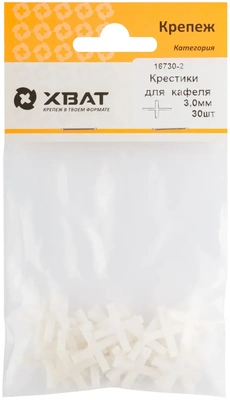 Крестик для кафеля 3,0 мм  (фасовка  30 10.)