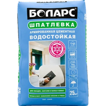 Шпатлевка цементная Водостойкая