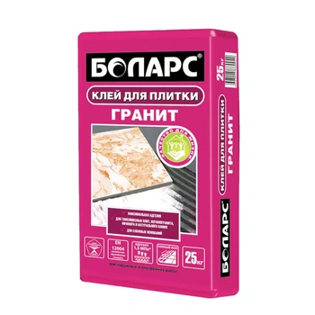 Клей для плитки БОЛАРС ГРАНИТ, 25 кг.