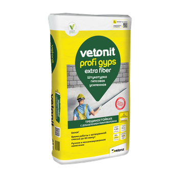 Штукатурка гипсовая Ветонит профи гипс Vetonit profi gyps, 25 кг