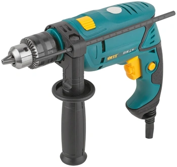 Дрель ударная  500 Вт; 0-2900 об/мин; КлП 10 мм; 1,6 кг; рез. накл; коробка