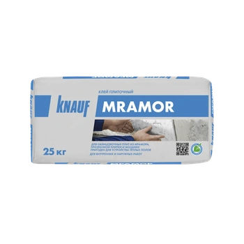 Клей плиточный белый Кнауф-Мрамор, 25 кг.