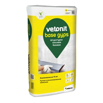 Ветонит (vetonit) base gyps Штукатурка гипсовая базовая, 30 кг