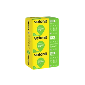 Утеплитель Vetonit Ветонит Тёплый Дом Плита 1170х610, 100 мм 7пл/4,996м2 0,499м3