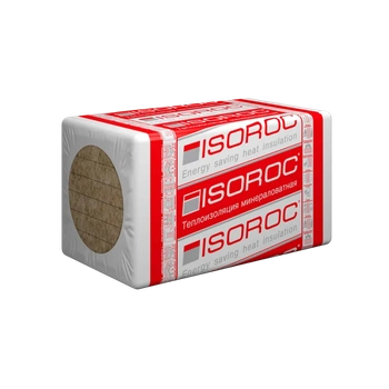 Утеплитель ISOROC Изорок Изовент-Л (80кг/м3) 1000х600, 50 мм 8пл/4,8м2 0,24м3