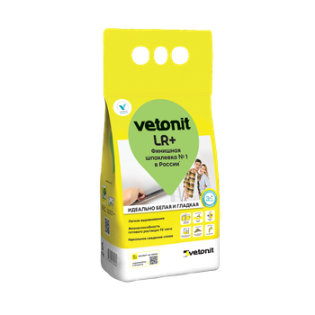 Шпаклёвка финишная белая Ветонит ЛР+,  Vetonit LR+, 5 кг
