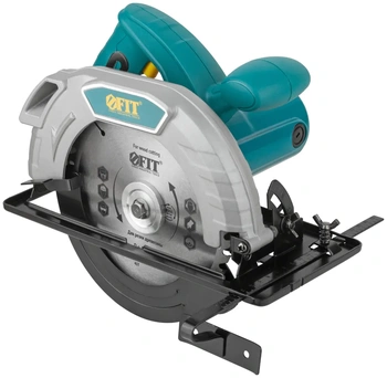 Пила дисковая 1280 Вт; 5000 об/мин; 185/20 мм; 4,8 кг; жел. опора; рез. накл.; б/с щеток; блок шпинд