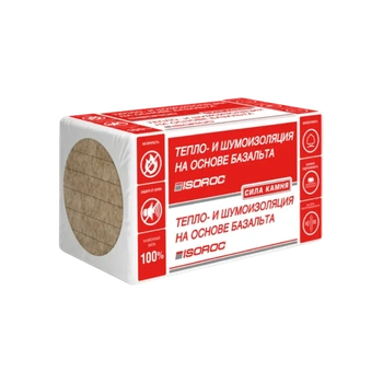 Утеплитель ISOROC Изорок ПП-60 (60кг/м3) 1000х600, 100 мм 4пл/2,4м2 0,24м3