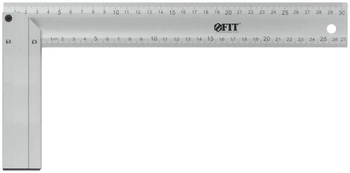 Угольник столярный литой алюминиевый Профи 300 мм
