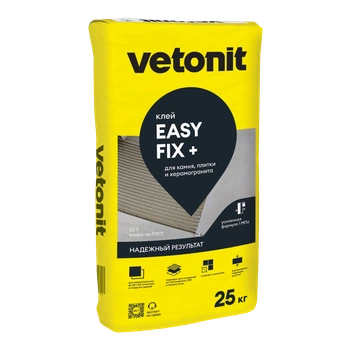 Ветонит (vetonit) easy fix + Клей для плитки, 25 кг