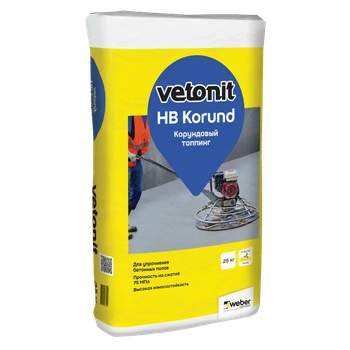 Ветонит (vetonit) HB Korund Корундовый топпинг, 25 кг