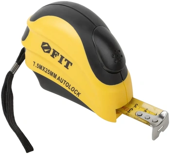 Рулетка с автостопом "Инфинити" 7,5 м x 25 мм