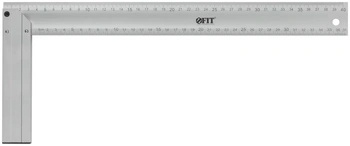 Угольник столярный литой алюминиевый Профи 400 мм